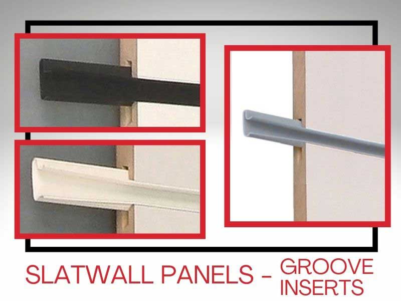 Slatwall Groove Inserts Display Connection