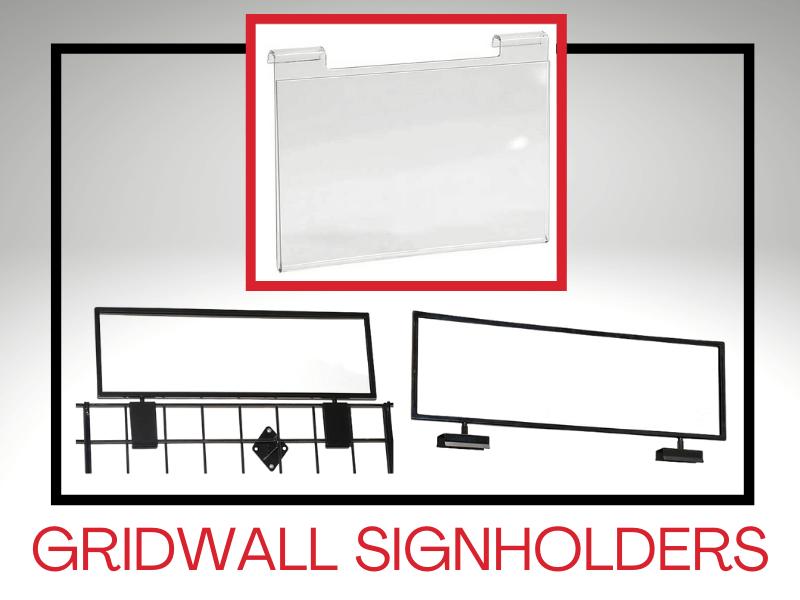 Display Connection Gridwall Sign Holders