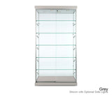 Classic floor display cabinet with five fully adjustable shelves