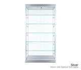 Classic floor display cabinet with five fully adjustable shelves