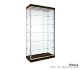 Classic floor display cabinet with five fully adjustable shelves