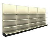 Gondola Wall Unit Single Sided 54" Height With 13" Base