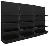 Gondola Wall Unit Single Sided 54" Height With 13" Base