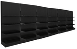 Gondola Wall Unit Single Sided 54" Height With 13" Base