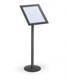 Single Straight Upright Easy Open Snap Frame Pedestal Stands