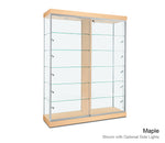Display Glass Cabinet with Adjustable Shelves