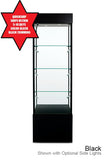 Select Retail Tower Display Case with Three Shelves