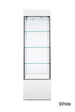 Select Retail Tower Display Case with Three Shelves