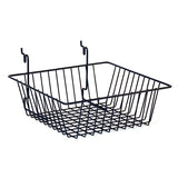 Basket for Slatwall, Grid, Pegboard-12"W X 12"D X 4"H