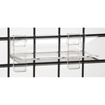 Acrylic Grid Shelf Thick - Clear
