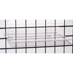 Acrylic Grid Shelf Thick - Clear