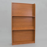 Wall Bookcase with 3"OC Slatwall for Adjustable Shelves