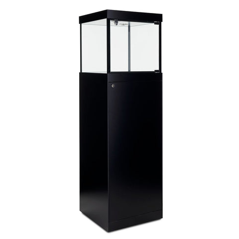 Ultimate Pedestal Showcase with Two LED Top Lights