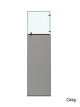Original Glass Pedestal Display Showcase