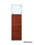 Original Glass Pedestal Display Showcase