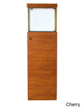 Ultimate Pedestal Showcase with Two LED Top Lights