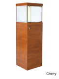 Ultimate Pedestal Showcase with Two LED Top Lights