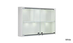 Contemporary Wall Display Case with Shelves