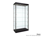 Classic floor display cabinet with five fully adjustable shelves