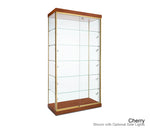 Classic floor display cabinet with five fully adjustable shelves