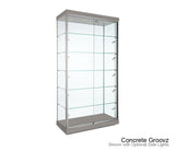 Classic floor display cabinet with five fully adjustable shelves