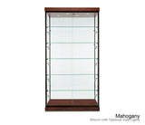 Classic floor display cabinet with five fully adjustable shelves