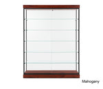 Expansive Modern Glass Display Cabinet with Five Shelves