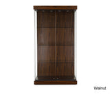 Elegant Floating Shelf Display Case  with Locking Doors and LED Lights