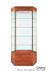 Stretched Hexagonal Retail Display Case