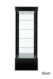 Easily Transportable Tower Display Case with Open Sides