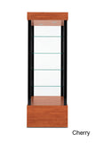 Easily Transportable Tower Display Case with Open Sides