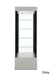 Easily Transportable Tower Display Case with Open Sides