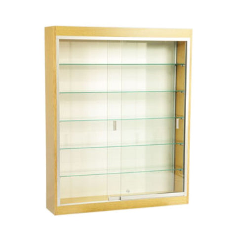 Large Glass Display Shadowbox with Five Shelves