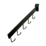 5-Hook Square Tubing Faceout For Slatwall