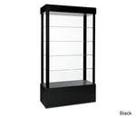 Knockdown Floor Showcase that Disassembles with Open Sides