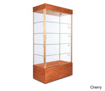 Classic Floor Display Glass Cabinet with Four Fully Adjustable Shelves