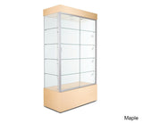 Classic Floor Display Glass Cabinet with Four Fully Adjustable Shelves