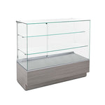 Retail Glass Counter Display Case with Two Shelves
