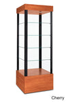 Easily Transportable Tower Display Case with Open Sides