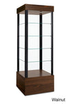 Easily Transportable Tower Display Case with Open Sides