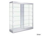 Large Trophy Glass Display Cabinet with Ten Fully Adjustable Shelves