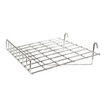 Slant Shelf With Front Lip For Grid Panel-24"W X 15"D