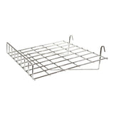 Slant Shelf With Front Lip For Grid Panel-24"W X 15"D