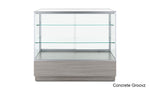 Retail Glass Counter Display Case with Two Shelves