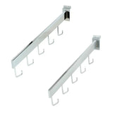 Slatwall Waterfall 5-Hook Rectangular Tube