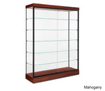 Expansive Modern Glass Display Cabinet with Five Shelves